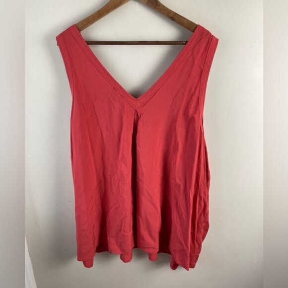 Torrid Challis Stitch Detail Tank in Baked Apple size 4X NEW NWT - Picture 5 of 9